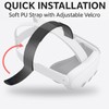 YUULNMOP Comfort VR Glasses Leather Headband Head Strap Compatible with