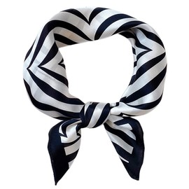 FAIRYGATE Silk Scarves 70x70cm Satin Bandanas Ladies Lightweight Square Scarf Small Head Hair Scarfs for Women Sleeping Daily Life Party Wedding Travelling and Cooling Weather 94011