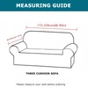 KRFOONN 4 Piece Printed Sofa Couch Cover for 3 Cushion
