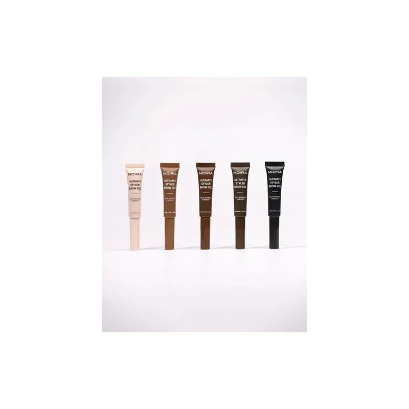 Gel Fijador de Cejas Moira 004 Dark Brown Efecto Laminado