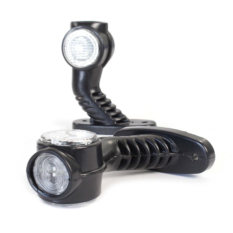 Wiltec 2 x 4 LED Side Light 12 V Round