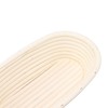 25cm Bread Proofing Basket Set Oval Natural Rattan Sourdough Proofing