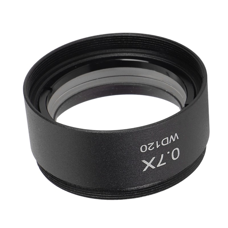 0.7X Stereo Microscope Objective Lens HD Large View Metal Auxiliary