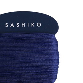 Daruma Sashiko Thread 100% Cotton Card Type (43.7 yd) x 5pcs with English Manual, Sewing & Embroidery Value Set (Navy Blue), 01-2400-2015