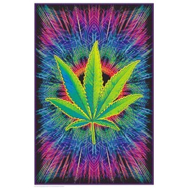 Studio B Canna Vibes NonFlocked Blacklight Poster 24x36