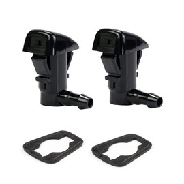 Front Windshield Washer Nozzles kit for 2008-2012 Ford Fusion Lincoln MKZ Mercury Milan, 2011-2014 Hyundai Sonata Windshield Wiper Washer Nozzle Spray Jet Replaces 8E5Z17603A