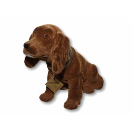 RAKSO Bobble Dog Cocker Spaniel Bobble Figure H 12.5 cm Small Decorative Figure with Bobble Head