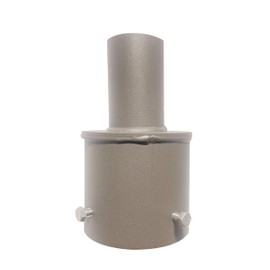 NEW SOONLED 4.5'' Round Tenon Adaptor for 3.5'' OD Round Pole, Mounting Bracket Accessories for Outdoor Shoebox Lighting, Street Light, Parking Lot Light with Slip Fitter Mount (2 3/8inch)