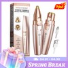 Eyebrow Facial Trimmer: 2 in1 Rechargeable Facial Hair Removal and