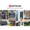 Metzler House Number Made of Solid Steel in Anthracite RAL