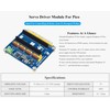 Servo Driver Module Compatible with Raspberry Pi Pico 2W/2/Pico W/Pico,