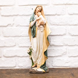 Joseph's Studio by Roman - Madonna and Child Figure, Renaissance Collection, 16.25" H, Resin and Stone, Religious Gift, Decoration, Collection, Durable, Long Lasting