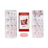 KISS imPRESS No Glue Mani Press On Nails, French, 'Snooze',