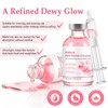PDRN Glow Ampoule, Pink Vitamin B12 for Radiant Glass Skin,