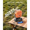 Portable Camping Fan, Misting Desk Fan with Remote, 360ML Water