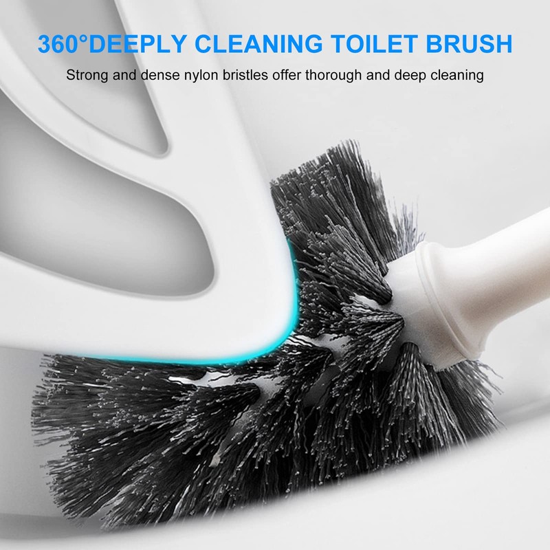 SetSail Toilet Brush and Plunger Set, 2 Packs Toilet Plungers