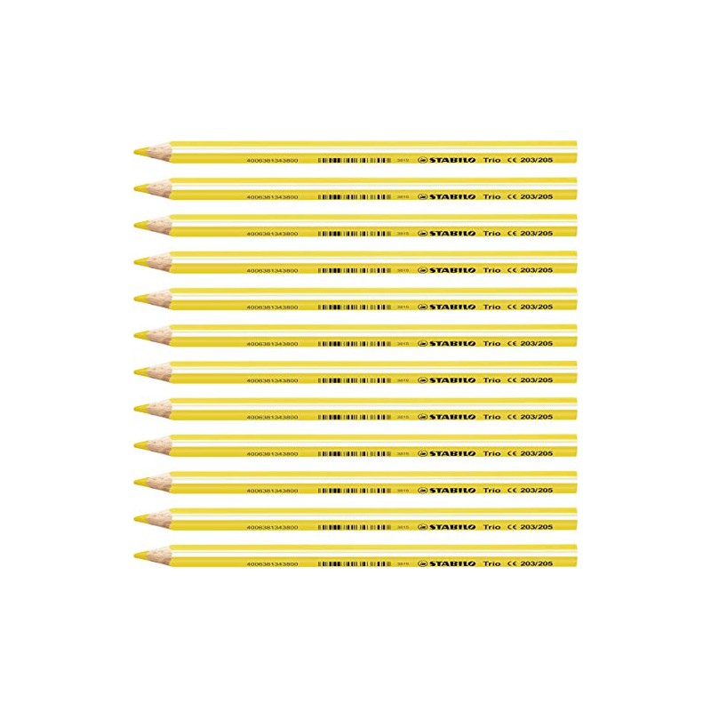Colouring Pencil - STABILO Trio thick - Box of 12