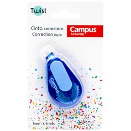 Campus Correction Tape 5M Mini Ergonomic Soft Correction Pen Correction Tape for 5mm Pens Ideal for Office and School Supplies