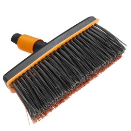 Fiskars 1001417 Cepillo para terrazas, 29x7x28 cm, Black/Orange