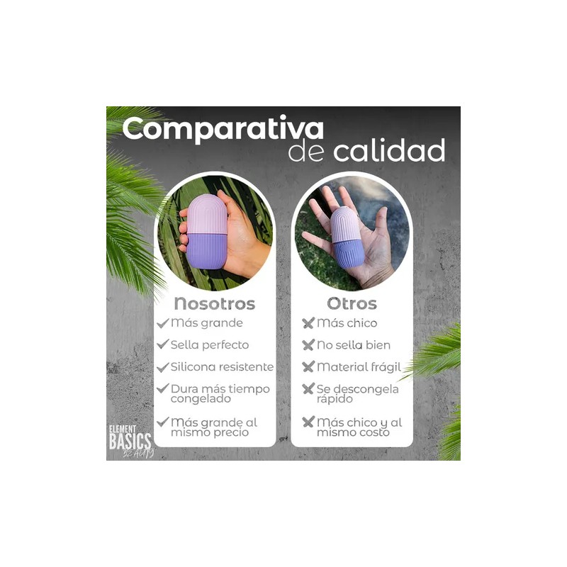 Molde De Hielo Para La Cara Y Ojos, Rodillo De