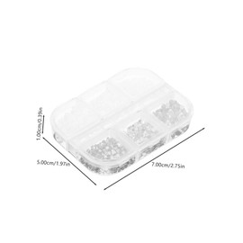 Baluue Nail Art Charms Kit Flatback Nail Decorations Gems for Crafting Embellishments Mixed