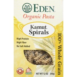 Eden Kamut Spirals, Organic, 100% Whole Grain, 12-Ounce (Pack of 6)