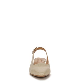 Naturalizer Womens Ginger Snip Toe Slingback Pump Gold Lizard Metallic 8.5 W