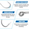 Octopus Beak Fishing Hooks Saltwater, 50pcs Stainless Steel Forged Offset