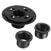Shower Drain Base KIT include Shower Drain Base Flange, with Adjustable Ring&Rubber Gasket for Linear Shower Drain Installation