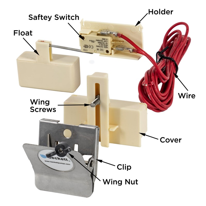 Beckett 1502C Drain Pan Safety Switch 125-250 VAC with SS
