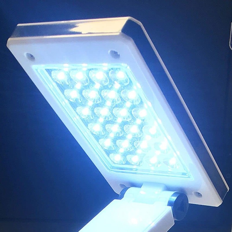 Portable LED Desk Lamp Bright Light Reading Night Travel Battery