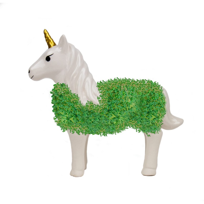 GR Gift Republic GR452177 Ceramic Unicorn Plant Animal for Growing