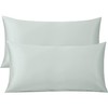 FLXXIE 2 Pack 500 Thread Count 100% Egyptian Cotton Pillowcases,