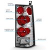 AmeriLite Chrome Euro Tail Lights for GMC Savana - Passenger