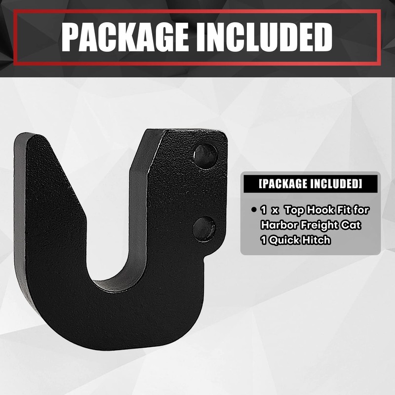 VIAGL Cat 1 Quick Hitch Top Hook Fit for Harbor