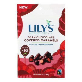 UD_Lilys Case of 12-3.5 oz Caramels Dark Chocolate Stevia Desserts