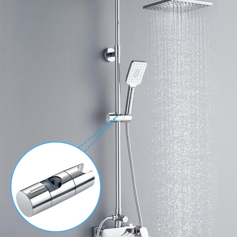 wadafen Shower Head Holder Replacement, Adjustable 18-25 mm Shower Holder