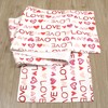 CAIT CHAPMAN HOME COLLECTION Valentine's Love Heart Printed Fabric Table