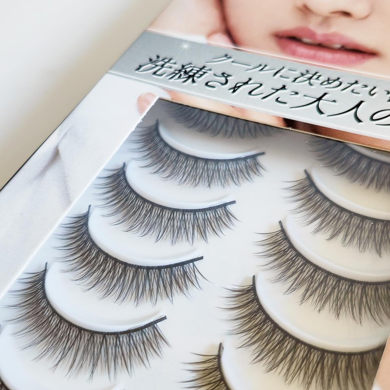 CLEAR EYELASH False Eyelashes Matsueku High Capacity 10 Pairs (Cool