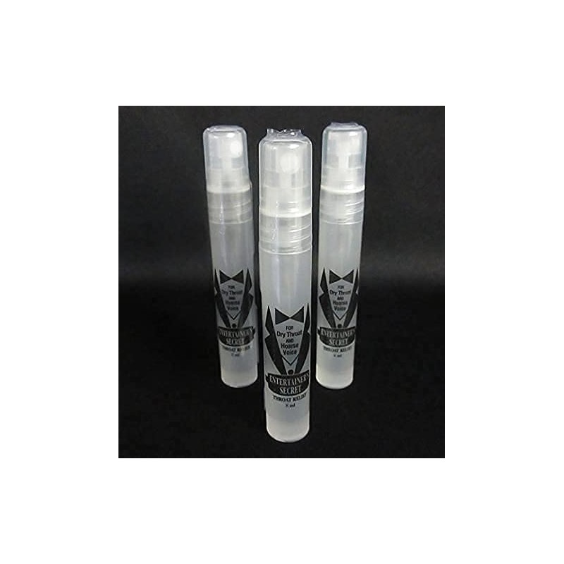 Entertainer's Secret Throat Relief Spray Pocket Pak Trio, 0.27 Fl