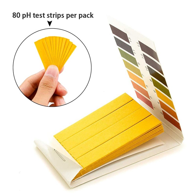 2 Pack pH Test Strips. 160 Strips Universal pH 1-14