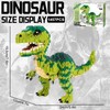 Myth Qholve Velociraptor Dino Building Block Set Detailed Dinosaur Model
