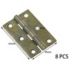 8 PCS 2.5-inch Door Hinges, Bearing Hinges for Small Furniture