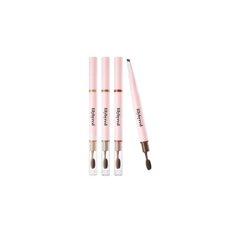 lilybyred Hard Flat Brow Pencil 0.17g - #04 Dark Brown