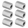 PATIKIL M8 x 1-Pitch 304 Stainless Steel Hex Coupling Nuts,