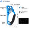 NewDoar Left&Right Hand Ascender Rock Climbing Tree Arborist Rappelling Gear
