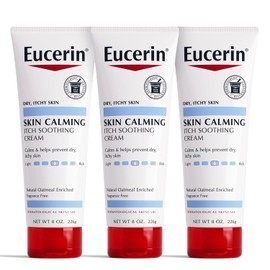 Eucerin Crema calmante para terapia de piel seca, 236.59ml (8oz)