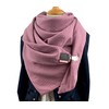 Double Stitched Muslin XXL Triangular Scarf, Tuecherfee Wrap Scarf, Beautiful