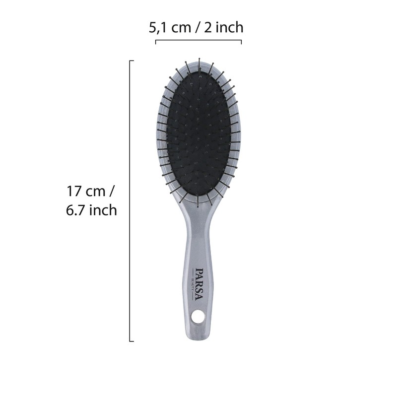 PARSA Beauty Pocket Brush Unicolor Mini Hair Brush Small with