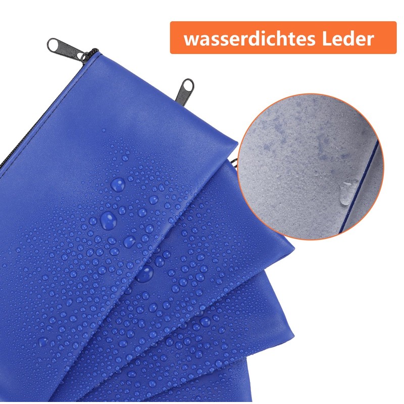 Pack of 10 A5 Wallets Bank Bag 23 x 12